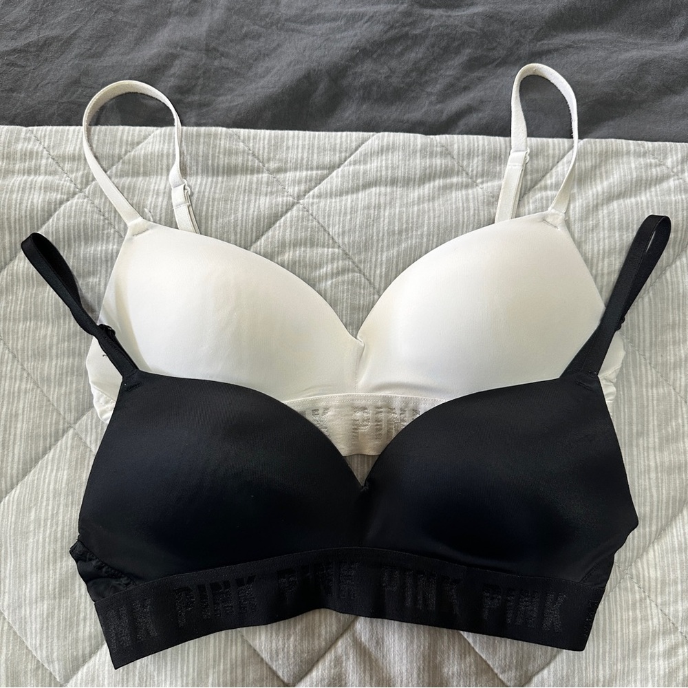 Pink| Wireless push up Bras